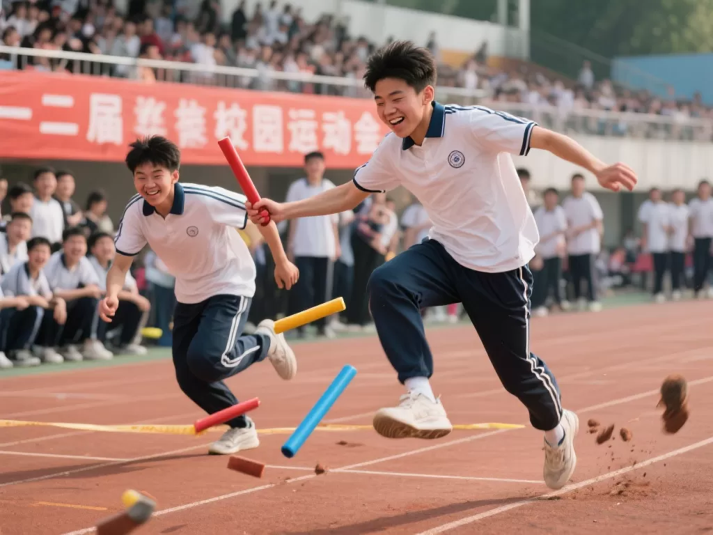 男生运动会踢球频频失手，最终连队友也成‘受害者’